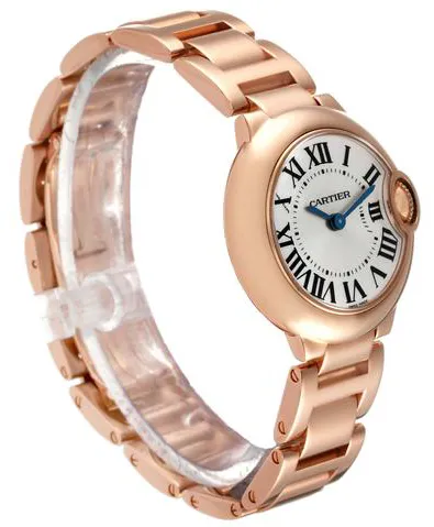 Cartier Ballon Bleu 28mm W69002Z2 28mm Rose gold Silver 3