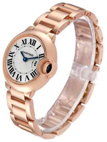 Cartier Ballon Bleu 28mm W69002Z2 28mm Rose gold Silver 4