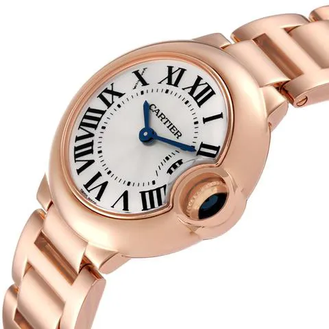 Cartier Ballon Bleu 28mm W69002Z2 28mm Rose gold Silver 5