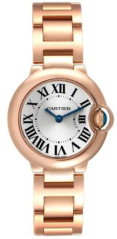 Cartier Ballon Bleu 28mm W69002Z2 28mm Rose gold Silver 11