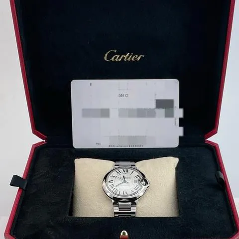 Cartier Ballon Bleu W6920071 33mm Stainless steel White 1