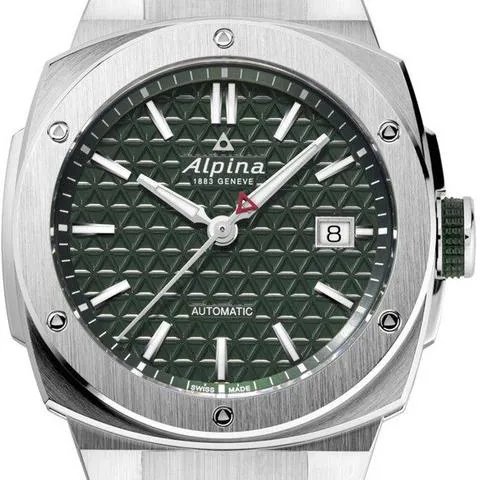 Alpina Alpiner AL-525GR3AE6B 41mm Stainless steel Green