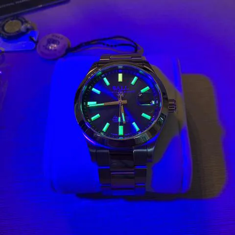 Ball NM3000C-S2C-BE 40mm Stainless steel Blue