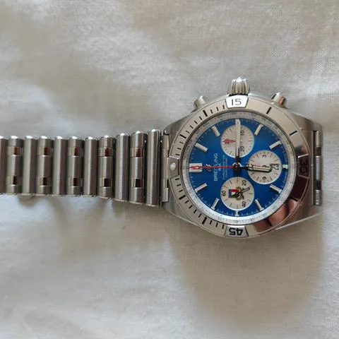 Breitling Chronomat AB0134A41C1A1 42mm Stainless steel Blue 6