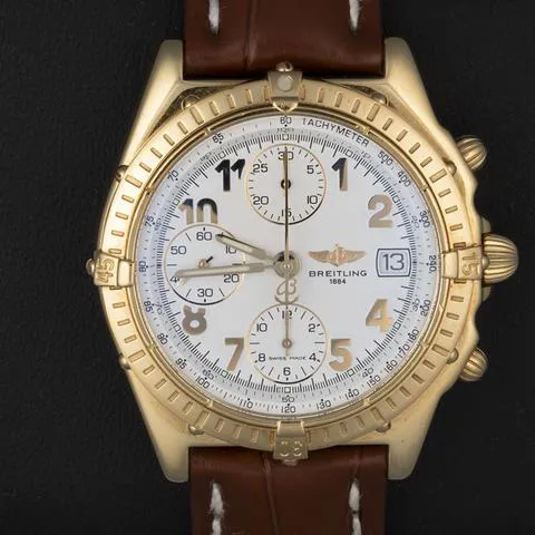 Breitling Chronomat K13050.1 39mm Yellow gold White