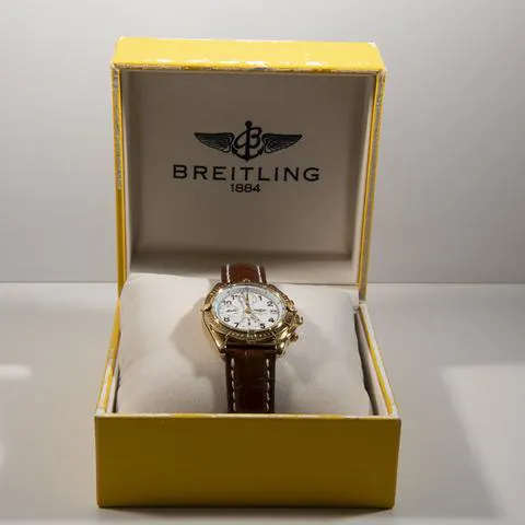 Breitling Chronomat K13050.1 39mm Yellow gold White 11