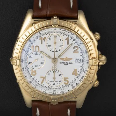 Breitling Chronomat K13050.1 39mm Yellow gold White 15