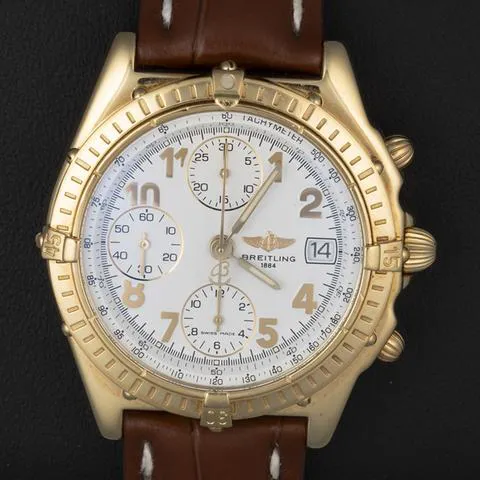 Breitling Chronomat K13050.1 39mm Yellow gold White 17