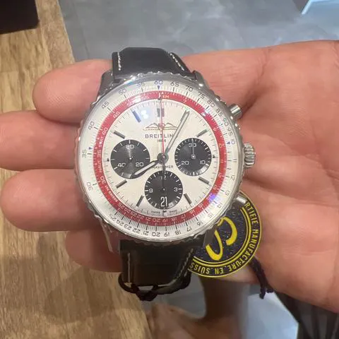 Breitling Navitimer AB01383B1G1A1 43mm Stainless steel White 10