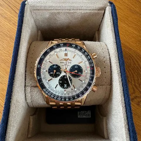 Breitling Navitimer RB0137241G1R1 46mm Rose gold Silver