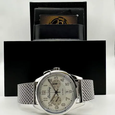 Breitling Transocean Chronograph 1915 AB141112/G799/154A 43mm Stainless steel Silver 10