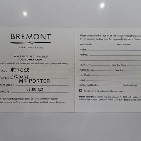 Bremont ALT1-C Classic ALT1-C/CR 43mm Stainless steel Champagne 13