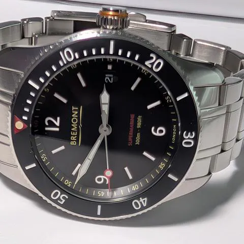 Bremont Supermarine S300-BK-B 40mm Stainless steel Black 12