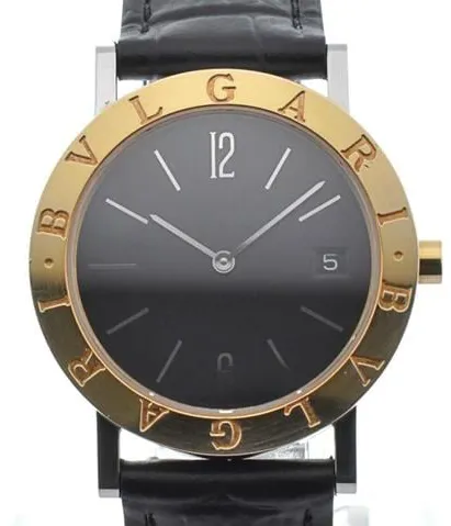 Bulgari Bulgari BB 33 SGLD 33mm Yellow gold and Stainless steel Black