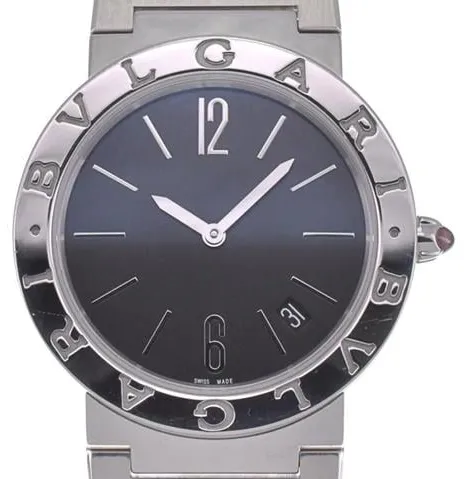 Bulgari Bulgari BB33S 33mm Stainless steel Black