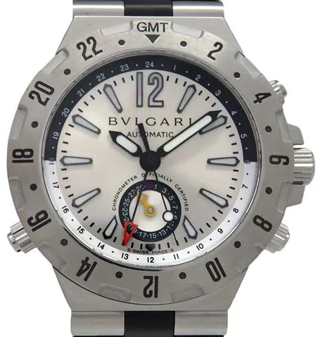 Bulgari Diagono GMT40S 40mm Stainless steel