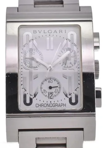 Bulgari Rettangolo RTC 49 S 29mm Stainless steel White