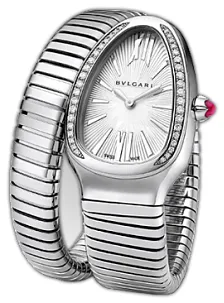 Bulgari Serpenti 101827 SP35C6SDS.1T/L 35mm Stainless steel Silver