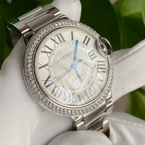 Cartier Ballon Bleu 36mm W6920046 36mm Stainless steel White 2