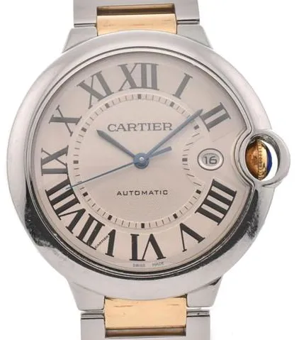 Cartier Ballon Bleu 42mm W69009Z3 42mm Yellow gold and Stainless steel Silver