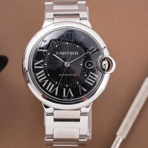 Cartier Ballon Bleu 42mm W6920042 42mm Stainless steel Black