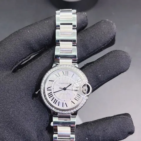 Cartier Ballon Bleu W6920071 33mm Stainless steel White