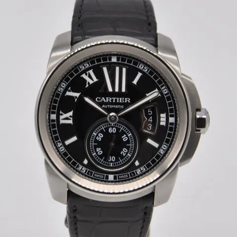 Cartier Calibre de Cartier W7100041 42mm Stainless steel Black