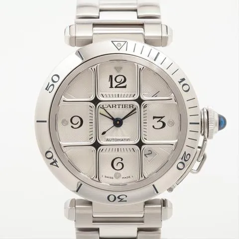 Cartier Pasha W31040H3 38mm Stainless steel Silver