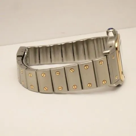 Cartier Santos 1057930 24mm Yellow gold and Stainless steel Silver 3