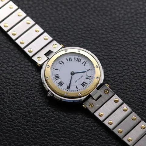 Cartier Santos 8191 32mm Yellow gold and Stainless steel White 7