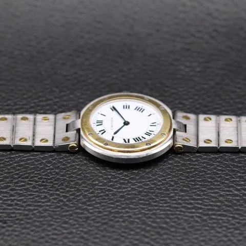 Cartier Santos 8191 32mm Yellow gold and Stainless steel White 9