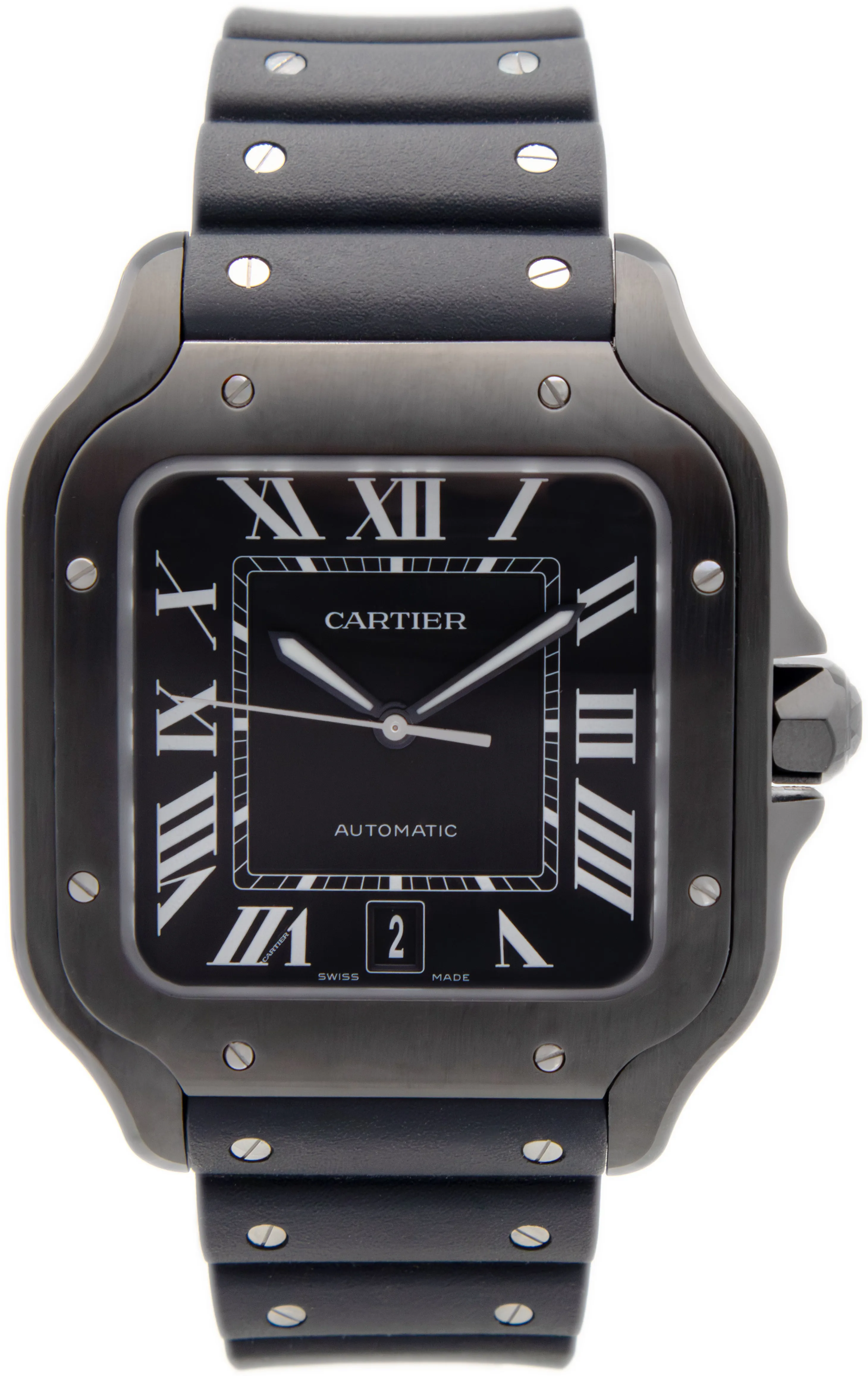 Cartier Santos de Cartier WSSA0039 40mm Stainless steel Black