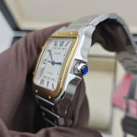 Cartier Santos W2SA0006 40mm Yellow gold and Stainless steel Silver 4