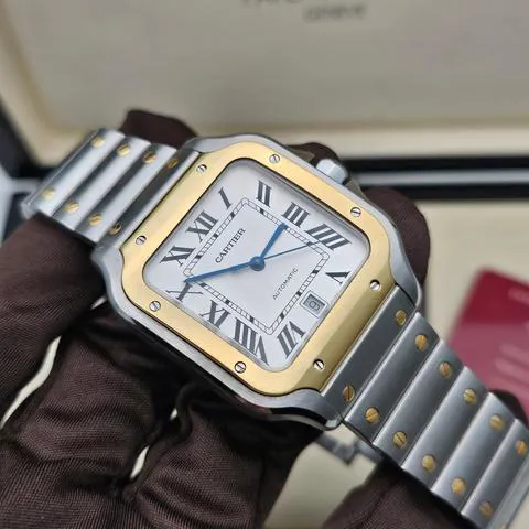 Cartier Santos W2SA0006 40mm Yellow gold and Stainless steel Silver 5