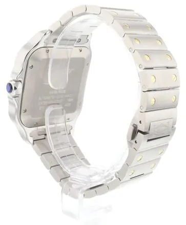 Cartier Santos W2SA0009 37.5mm Yellow gold and Stainless steel Silver 3