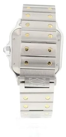 Cartier Santos W2SA0009 37.5mm Yellow gold and Stainless steel Silver 4