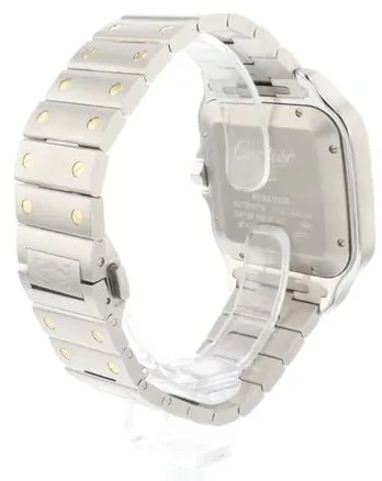 Cartier Santos W2SA0009 37.5mm Yellow gold and Stainless steel Silver 5