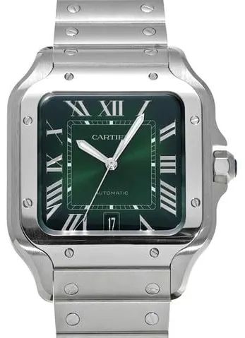 Cartier Santos WSSA0062 40mm Stainless steel Green