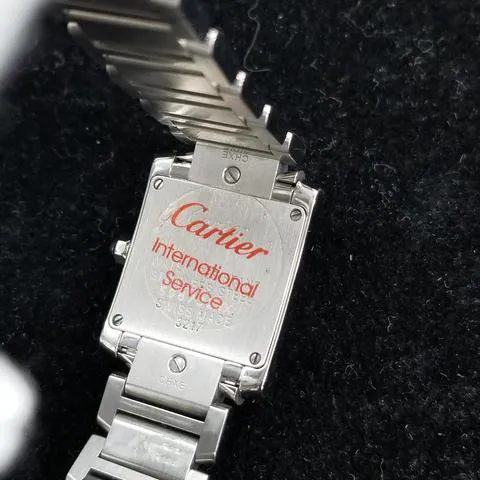 Cartier Tank Française W4TA0008 25mm Stainless steel White 6