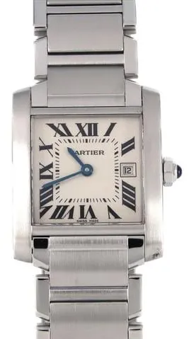 Cartier Tank Française W51011Q3 25mm Stainless steel Silver