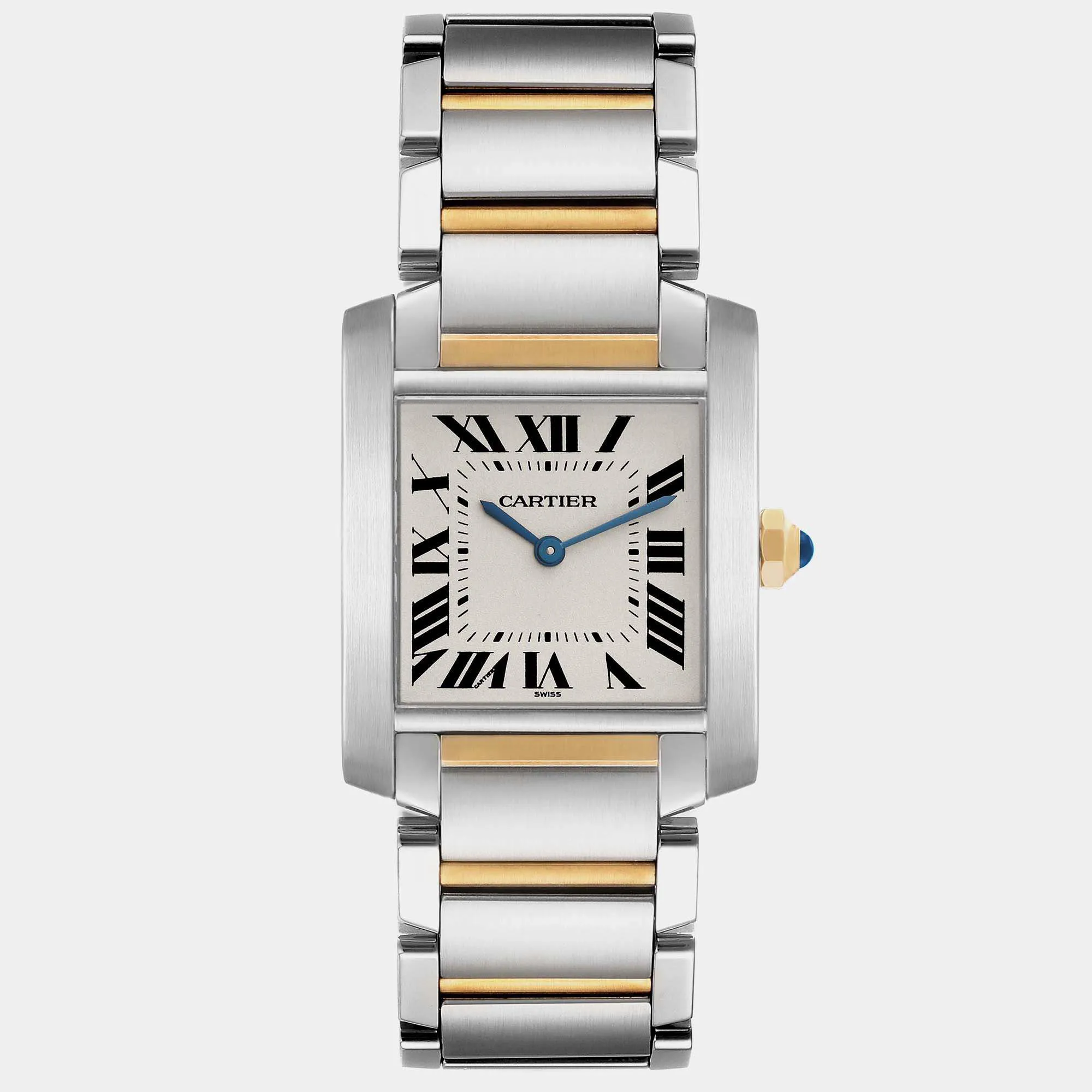 Cartier Tank Française W51006Q 25mm Yellow gold and Stainless steel and 18k yellow gold