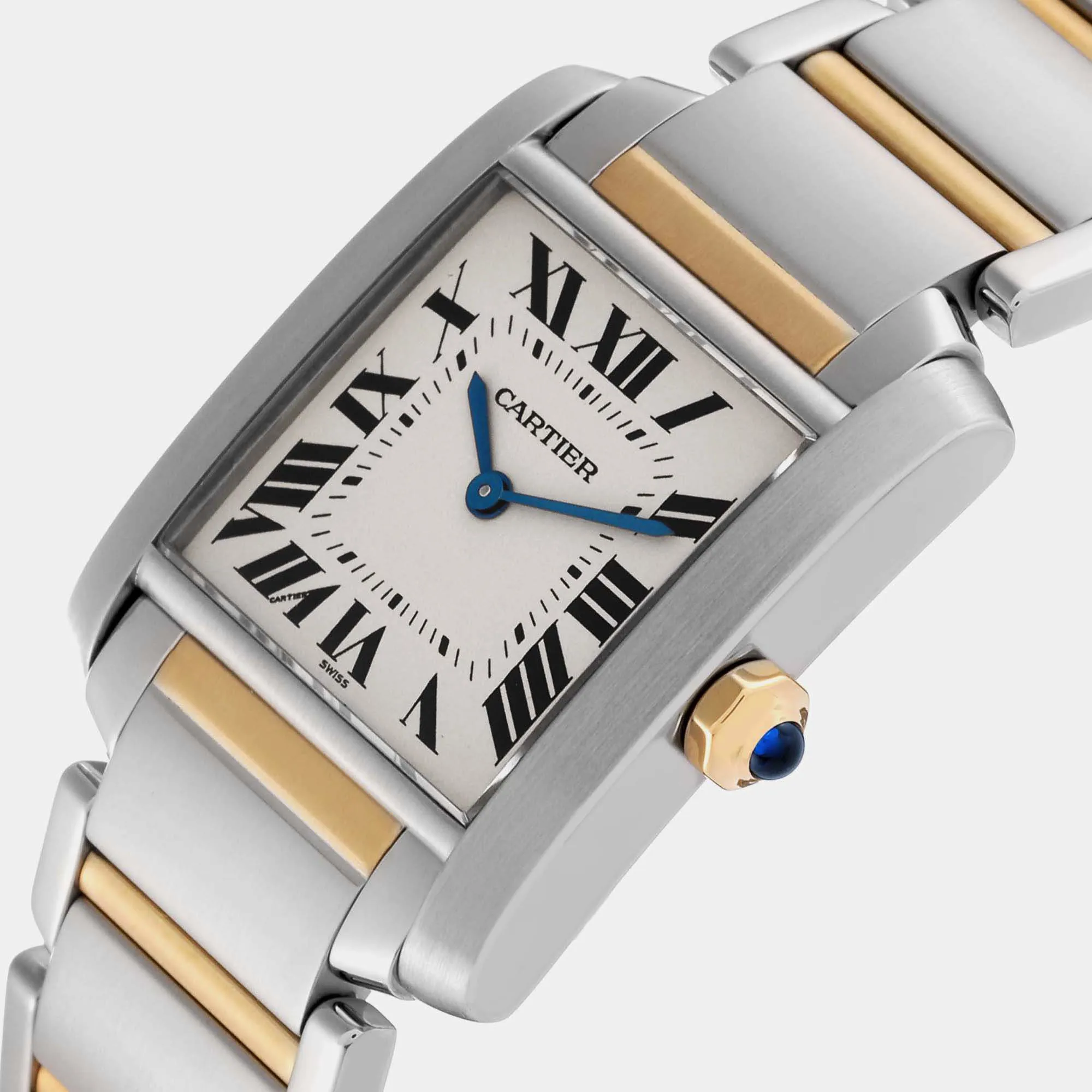 Cartier Tank Française W51006Q 25mm Yellow gold and Stainless steel and 18k yellow gold 1