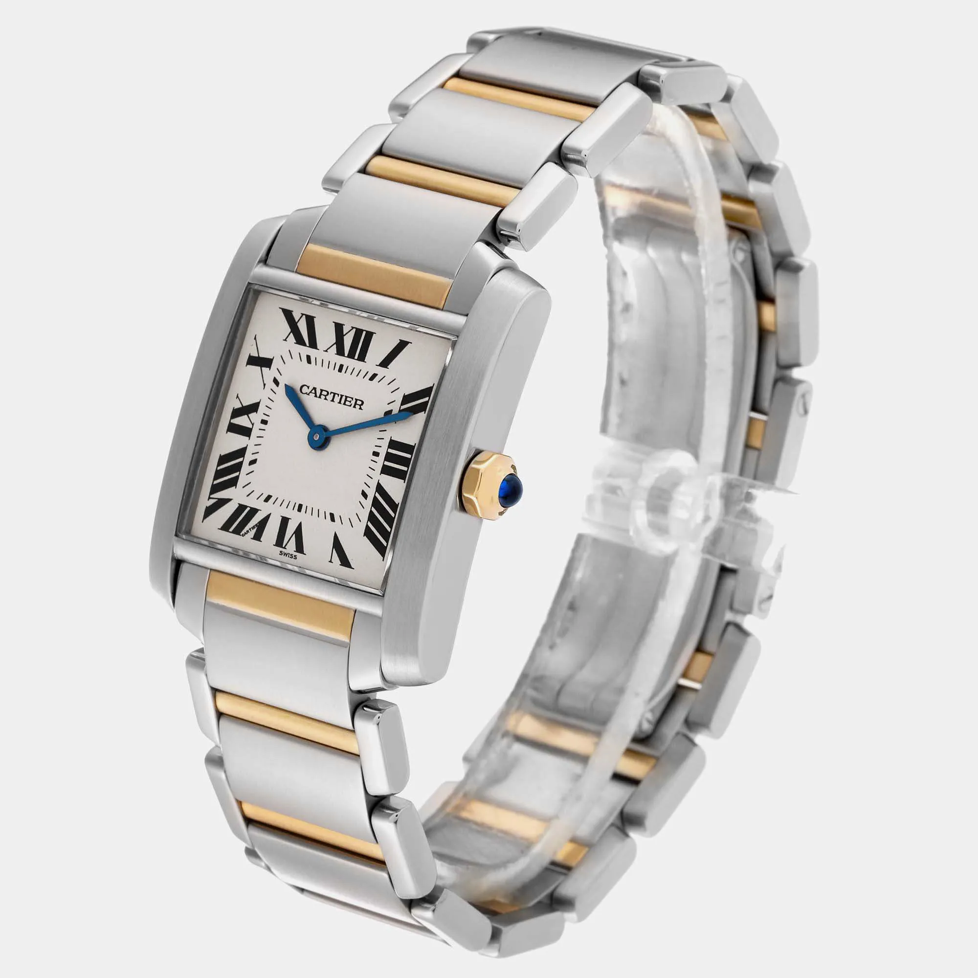 Cartier Tank Française W51006Q 25mm Yellow gold and Stainless steel and 18k yellow gold 2