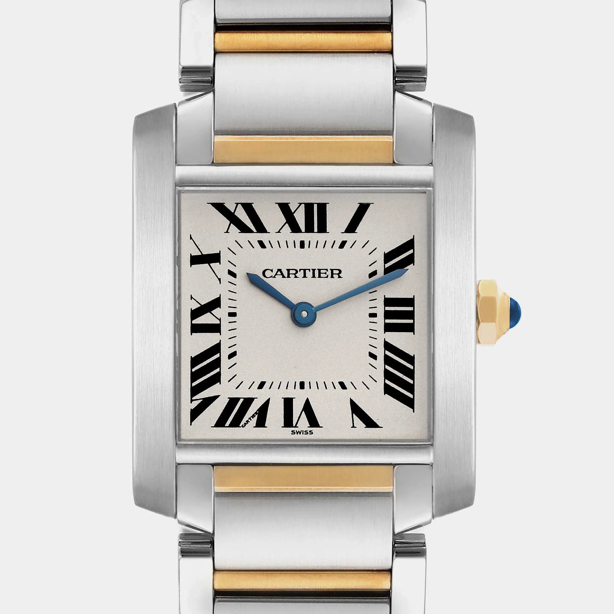 Cartier Tank Française W51006Q 25mm Yellow gold and Stainless steel and 18k yellow gold 4