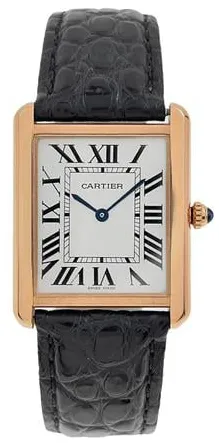 Cartier Tank Solo W5200025 35mm Yellow gold and Stainless steel Silver