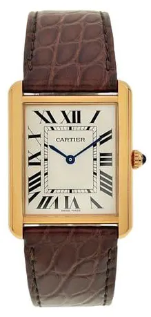 Cartier Tank Solo W5200025 35mm Rose gold Silver