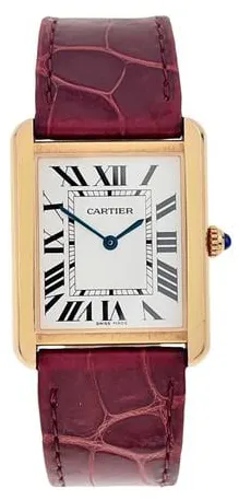 Cartier Tank Solo W5200025 35mm Yellow gold and Stainless steel Silver