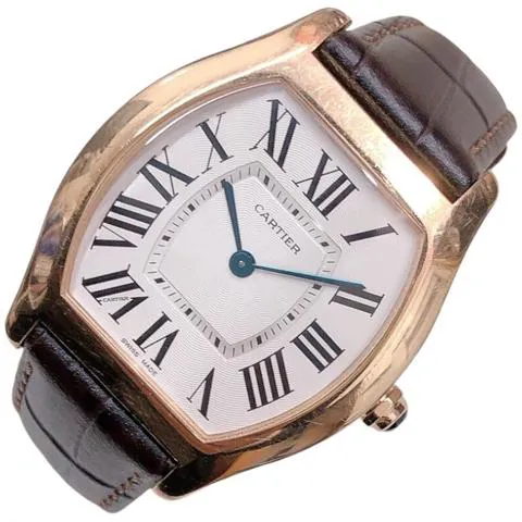 Cartier Tortue W1556362 31mm Rose gold White