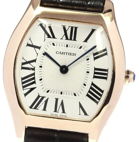 Cartier Tortue W1556362 31mm Rose gold Silver