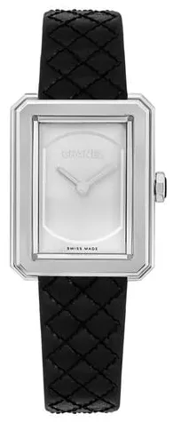 Chanel Boy-Friend H6401 28mm Stainless steel White